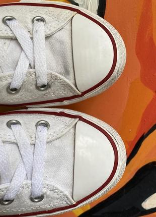 Converse кеди мокасини 34 размер женские белие оригинал4 фото