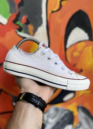 Converse кеди мокасини 35 размер белие оригинал хорошие