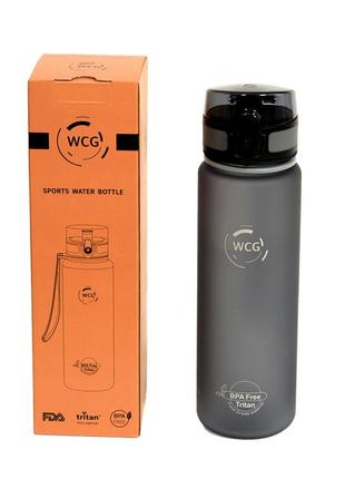 Спортивна пляшка для води wcg grey 0.5 л2 фото