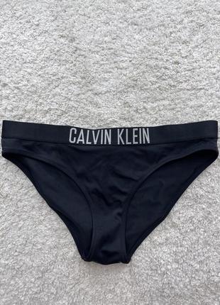 Женские черные купальные трусы calvin klein оригинал