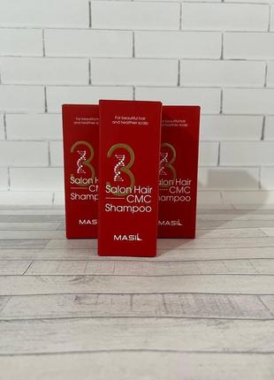 Шампунь з амінокислотами від masil 3 salon hair смс shampoo1 фото