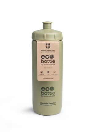 Пляшка спортивна для води пластикова для тренувань smartshake ecobottle squee 500ml dusky green ku-227 фото