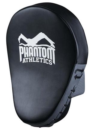 Лапи для боксу тренувальні спортивні боксерські phantom high performance black/grey ku-223 фото