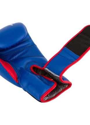 Боксерские перчатки спортивные тренировочные для бокса powerplay 3018 jaguar синие 12 унций ku-224 фото
