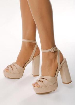 Новые нюдовые босоножки