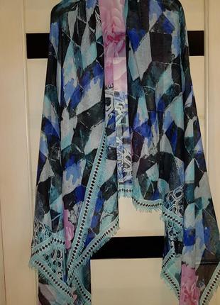 Яркий модный шарф палантин pia rossini3 фото