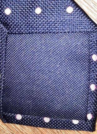 Брендовый новый 100% шелк стильный гастатик галстук в горошек от charles tyrwhitt6 фото