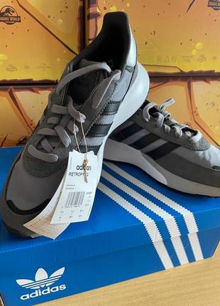 Adidas originals retropy f2 grey white men unisex casual lifestyle berets gw0507