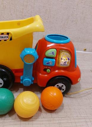 Музыкальный грузовик — самосвал vtech drop and go dump truck