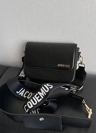 Женская сумка жакмюс черная jacquemus black