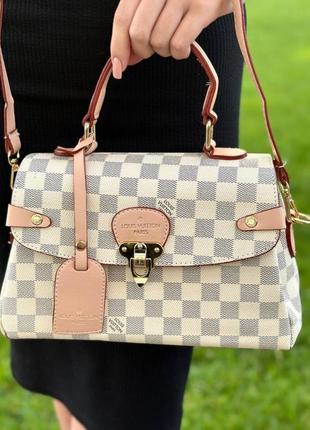 Женская сумка louis vuitton 27*17*10 крем.