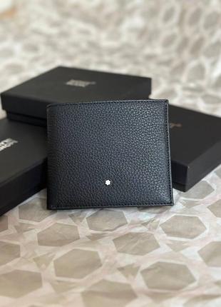 Montblanc гаманець шкіряний портмоне з затискачем