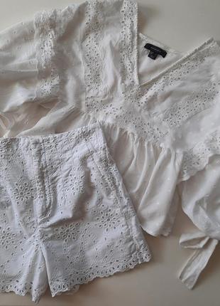 Набор шорты и блуза zara primark комплект