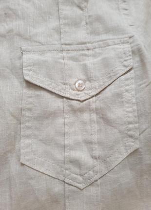 Льняная женская рубашка