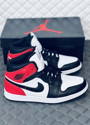 Кроссовки мужские nike air retro jordan 1 кроссовки найк ретро джордан 1