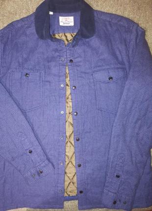 Овершот barbour blandford. l. стьобаний. тепла куртка сорочка. оригінал