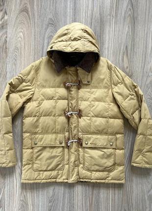 Чоловіча вінтажна зимова куртка пуховик barbour