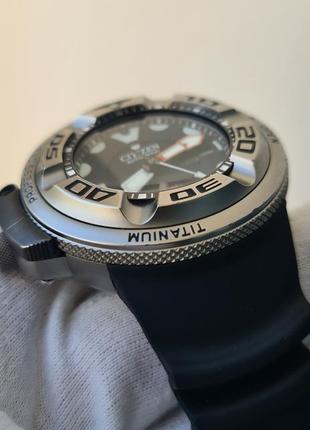 Чоловічий годинник citizen autozilla automatic nh6930-09ft 1000m diver6 фото