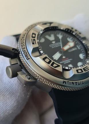 Чоловічий годинник citizen autozilla automatic nh6930-09ft 1000m diver8 фото