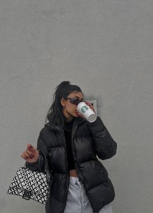 Теплая женская куртка курточка с капюшоном8 фото