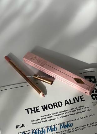 Водостойкий устойчивый нюдовый розовый карандаш для губ charlotte tilbury lip cheat lip liner pillow talk
