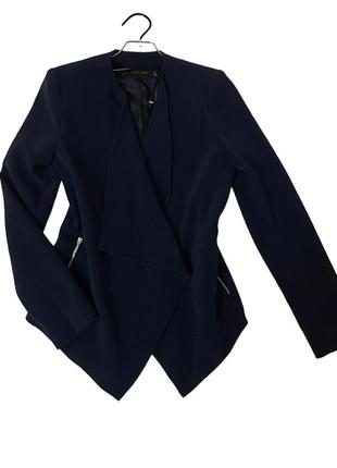 Жакет блейзер zara, ассиметричный пиджак