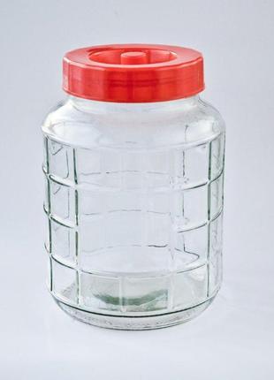 Бутыль стеклянный для вина с гидрозатвором 9.3л1 фото