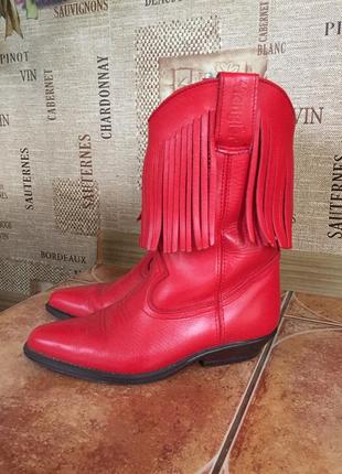 Ботінки/сапожки козачки з кісточками та вінтажни  розписом бренда wrangler,оригінал,37 р