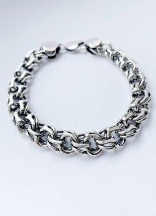 Серебряный браслет ''казацкий бисмарк''