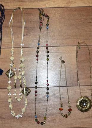 Ожерелья, бусы, цепочки, колье бижутерия1 фото