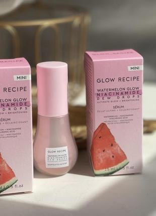 Освітлююча сироватка з ніацинамідом glow recipe watermelon glow niacinamide dew drops