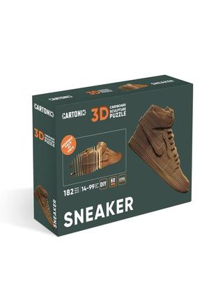3d пазл картонний cartonic кроссівок 182 деталі