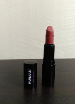 Матовая помада farmasi matte rouge lipstick 02(нежно-сливовый)3 фото