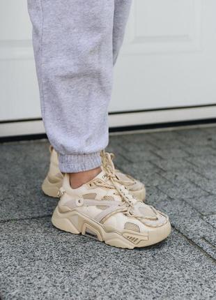 Кросівки жіночі сalvіn kleіn beige