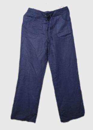 Стильные широкие штаны. лен, котон 2