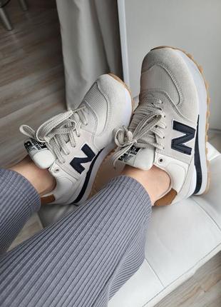 Кроссовки женские new balance 574 темно-синие