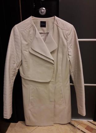 Тренч плащ жіночий білий promod