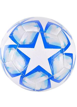 М'яч футбольний bambi №5, eva, 310 грам синій fb2225