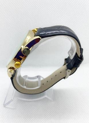 Часы мужские наручные armani золото с белым циферблатом ( код: ibw082by )3 фото