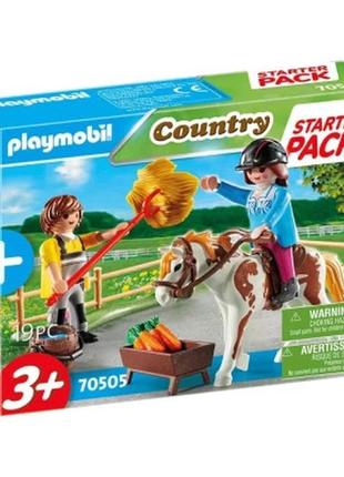 Конструктор playmobil country верхова їзда (70505)