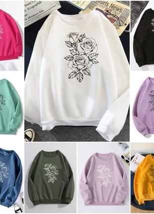 Женское худи весна-осень из двунити с накаткой размеры норма и батал