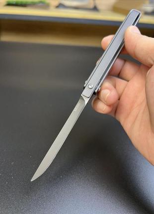 Нож складной с чехлом м390 темный