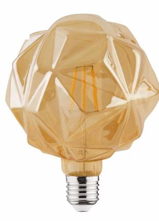 Лампа  вінтажна світлодіодна "rustic crystal-6" 6w filament led 2200к  e27