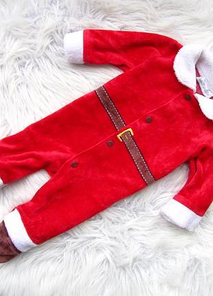 Якісний і стильний ромпер комбінезон чоловічок kimbaloo санта