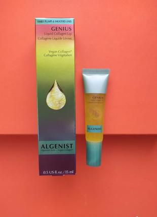 Жидкий коллаген антивозрастная сыворотка для губ algenist genius liquid collagen