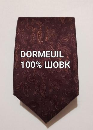 Dormeul paris 100% шелк галстук галстук, ручная работа made in italy