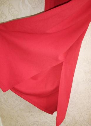 Красное платье-футляр от asos, размер l5 фото
