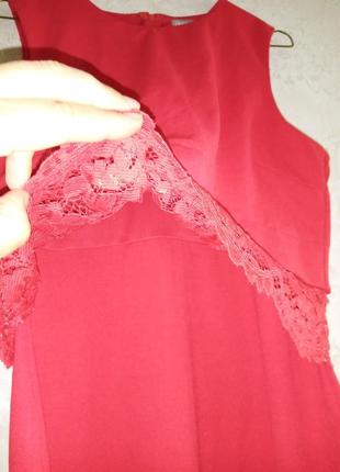 Красное платье-футляр от asos, размер l4 фото