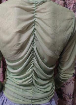 Красивая, сексуальная, прозрачная блузка сетка.6 фото