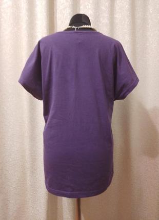 Коттоновая блуза блузка футболка большого размера9 фото